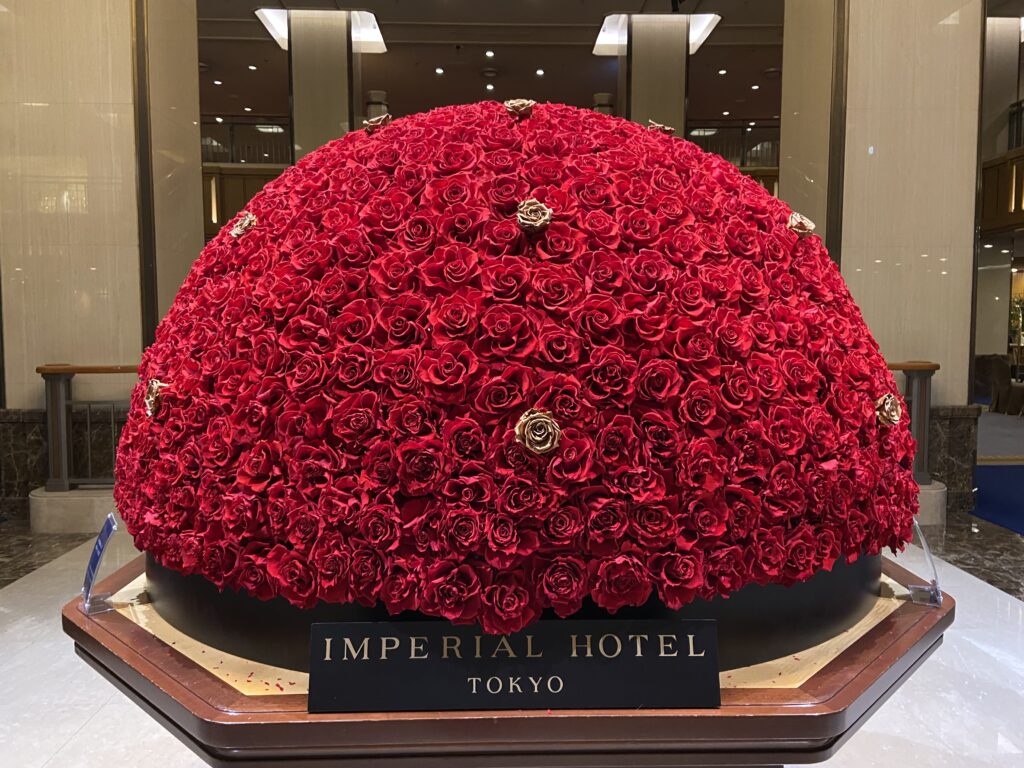 帝国ホテルのバラ