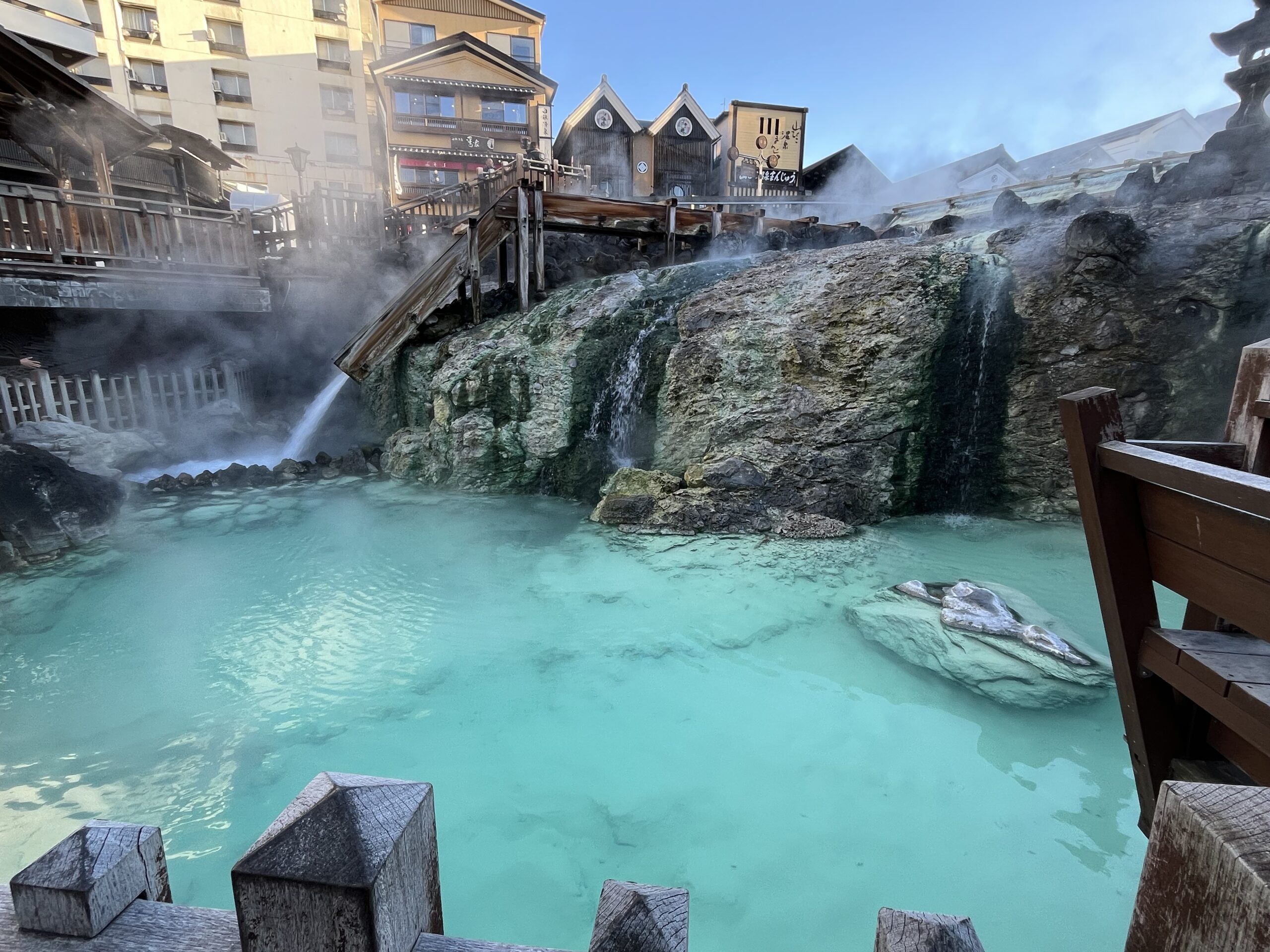 草津温泉の湯畑