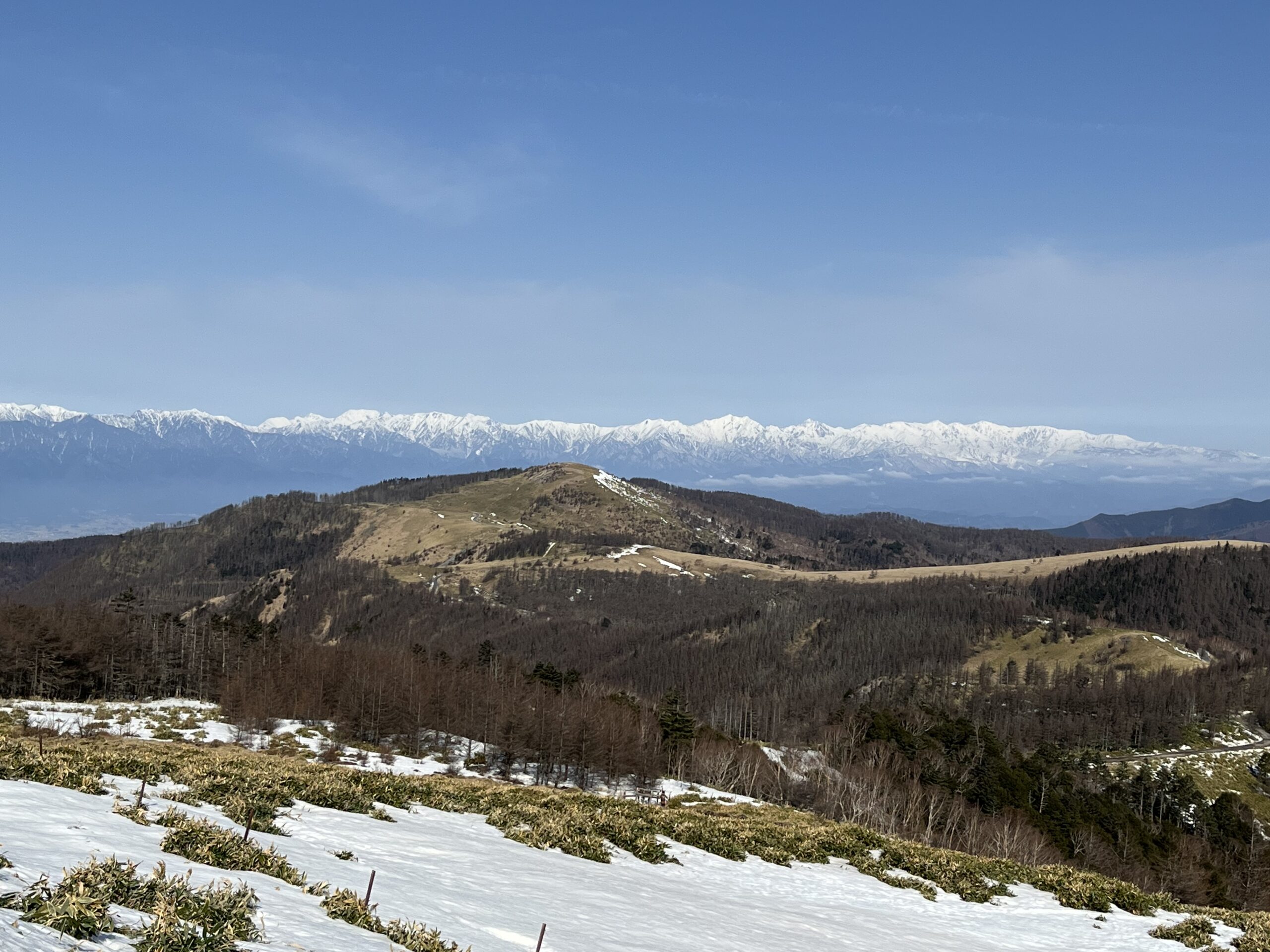 雪解けの美ヶ原